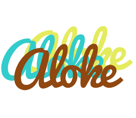 Aloke cupcake logo