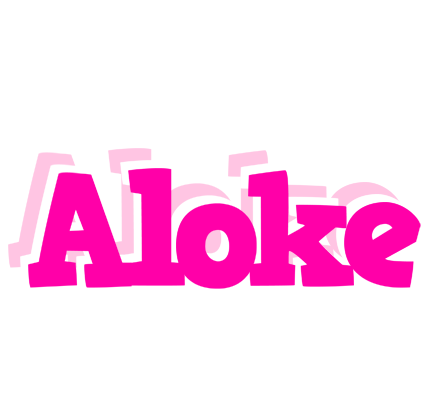 Aloke dancing logo