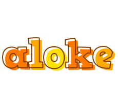 Aloke desert logo