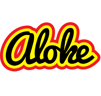 Aloke flaming logo
