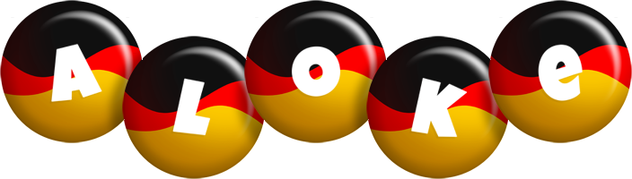 Aloke german logo