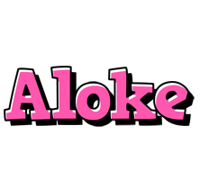 Aloke girlish logo