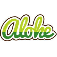 Aloke golfing logo