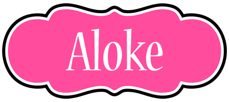 Aloke invitation logo