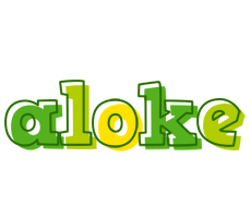 Aloke juice logo