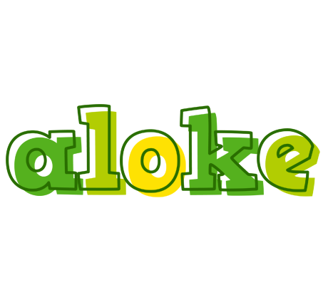 Aloke juice logo