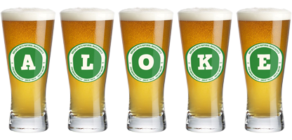 Aloke lager logo