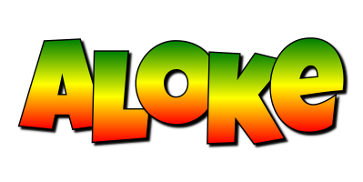 Aloke mango logo