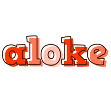 Aloke paint logo