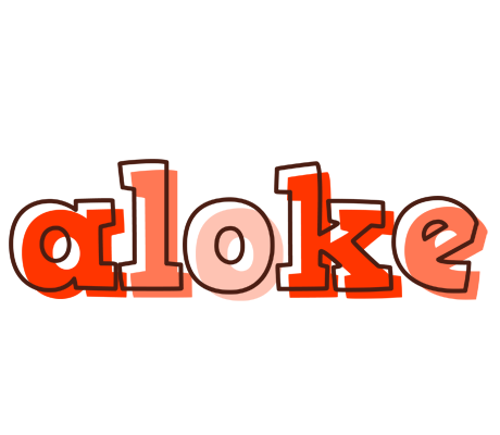 Aloke paint logo
