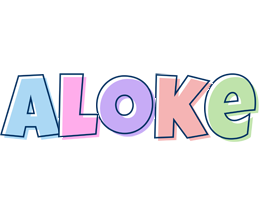 Aloke pastel logo