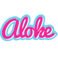 Aloke popstar logo