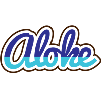 Aloke raining logo