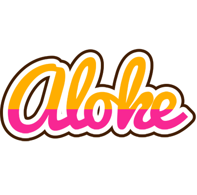 Aloke smoothie logo