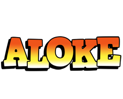 Aloke sunset logo