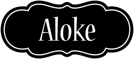 Aloke welcome logo