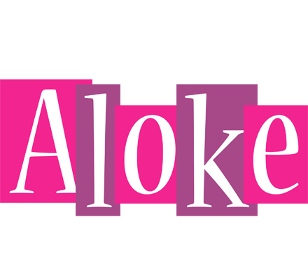 Aloke whine logo