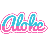 Aloke woman logo