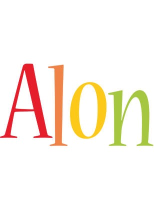 Alon birthday logo