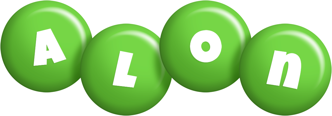 Alon candy-green logo