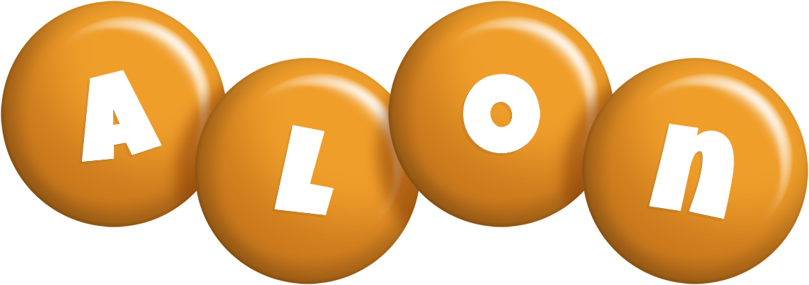 Alon candy-orange logo