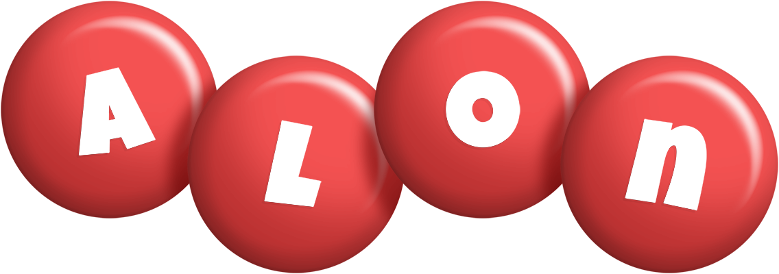 Alon candy-red logo