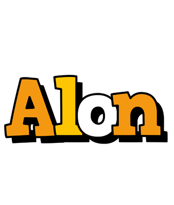 Alon cartoon logo
