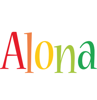 Alona birthday logo