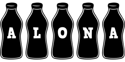 Alona bottle logo