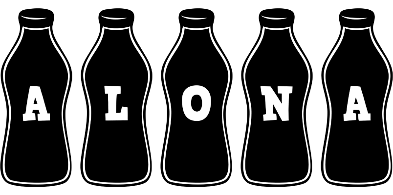 Alona bottle logo