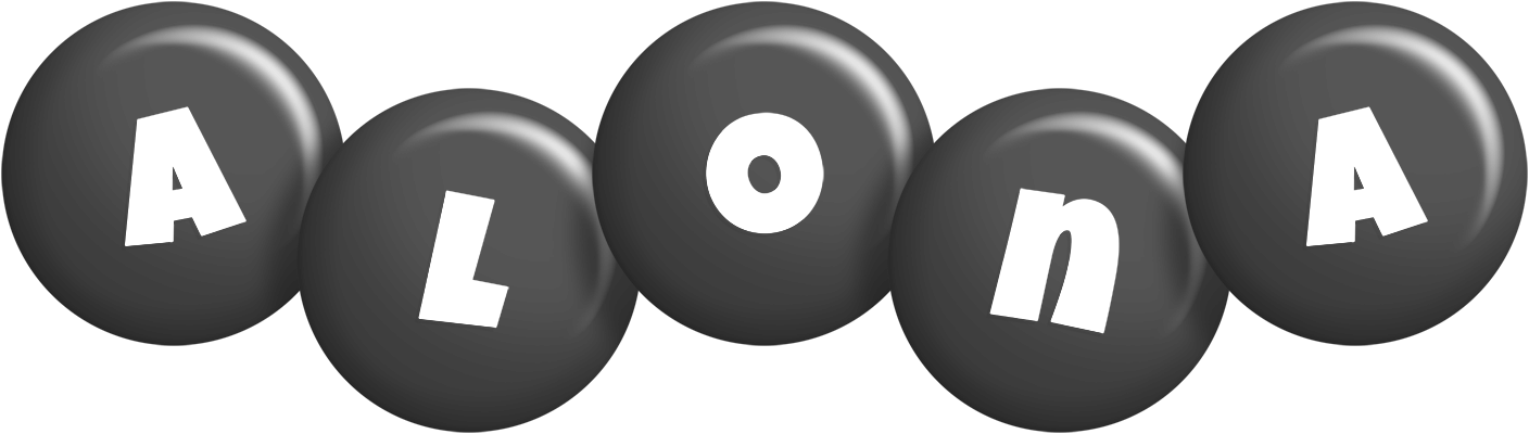 Alona candy-black logo