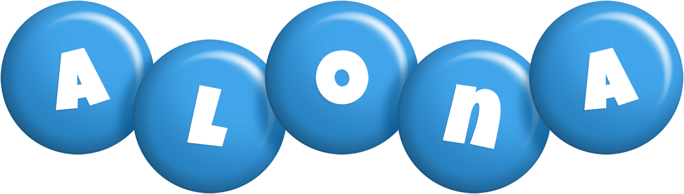 Alona candy-blue logo