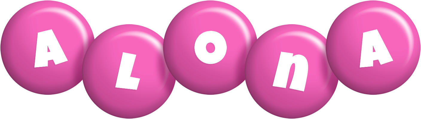 Alona candy-pink logo