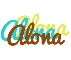 Alona cupcake logo
