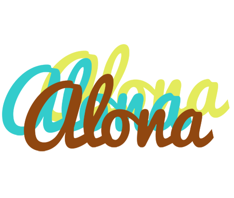 Alona cupcake logo