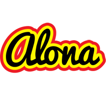 Alona flaming logo