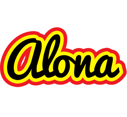Alona flaming logo
