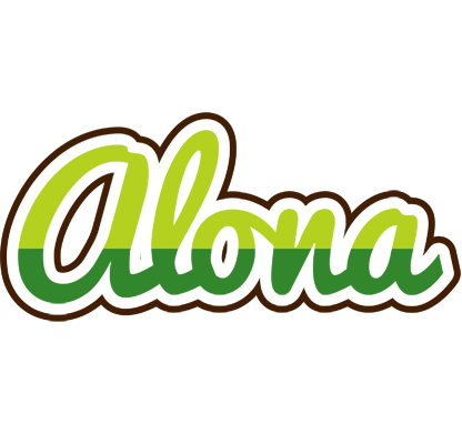 Alona golfing logo