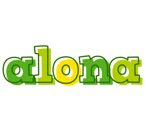 Alona juice logo
