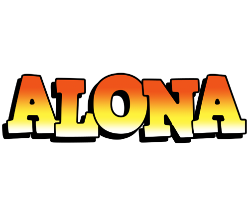 Alona sunset logo