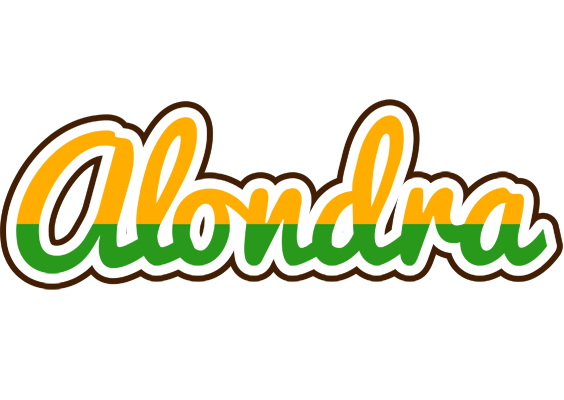 Alondra banana logo