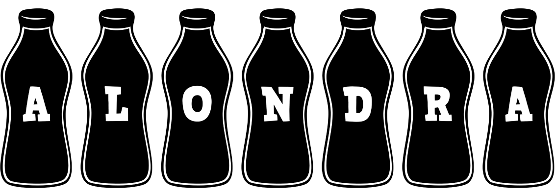 Alondra bottle logo
