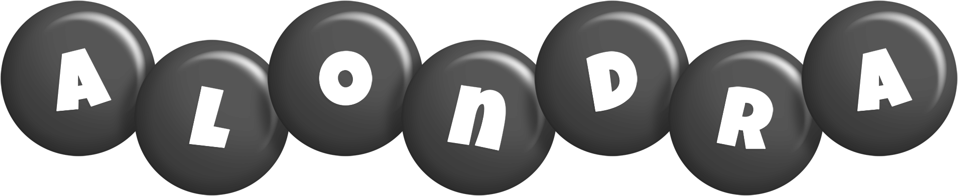 Alondra candy-black logo