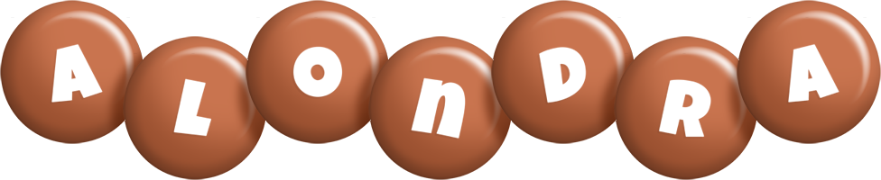 Alondra candy-brown logo