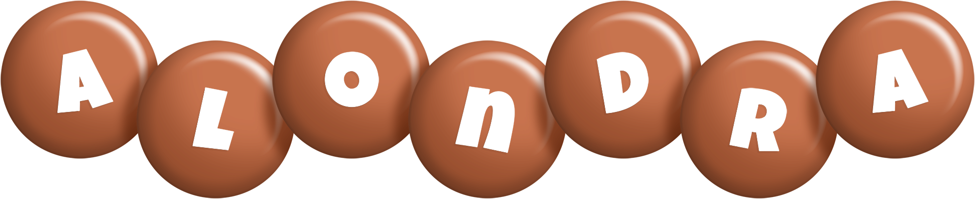 Alondra candy-brown logo