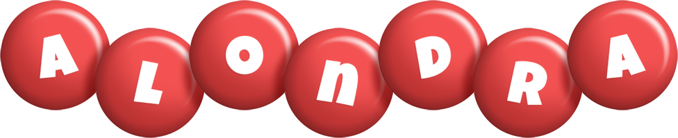 Alondra candy-red logo