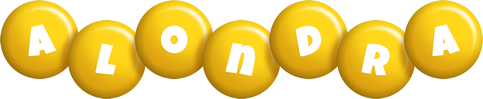 Alondra candy-yellow logo