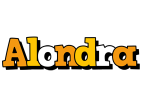 Alondra cartoon logo
