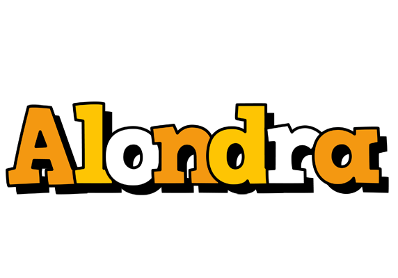 Alondra cartoon logo