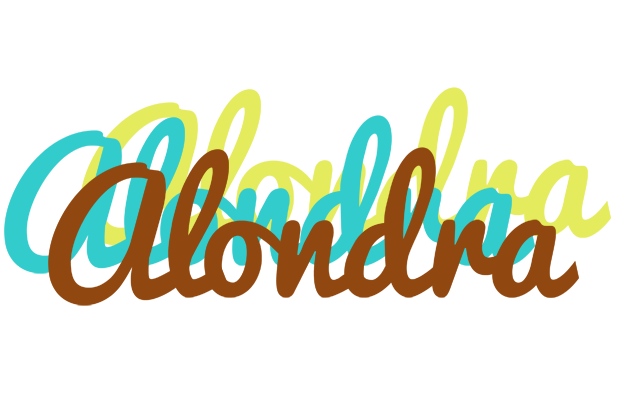 Alondra cupcake logo